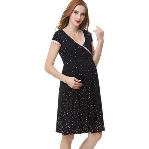 Kimi + Kai Maternity "Jay" Dress or Nursing Nightgown size M